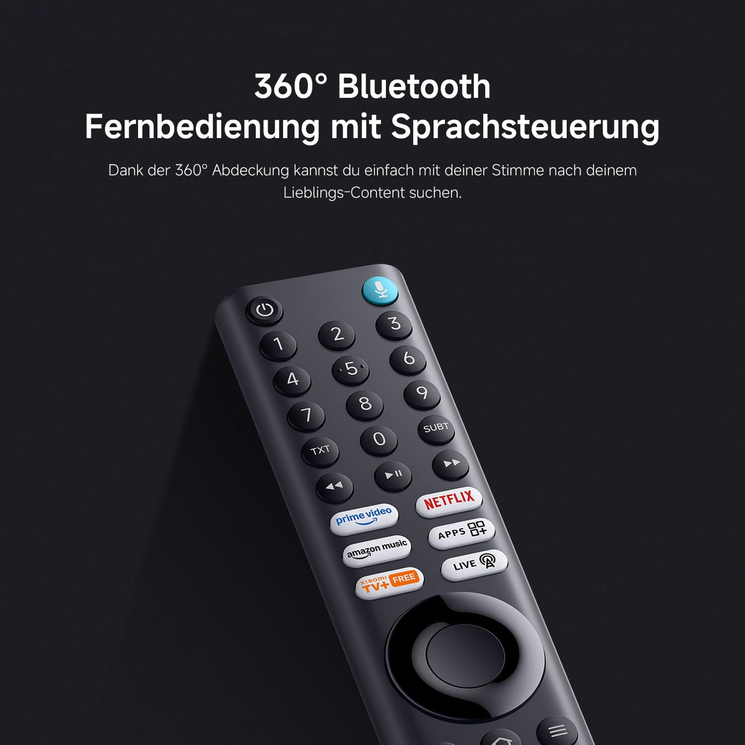 Xiaomi TV F Pro 75 (190 cm), 4K UHD QLED, Smart TV, Fire OS8, HDR10+, MEMC | Triple Tuner DVB-C/S/S2/T/T2, 60Hz with 120Hz Game Boost Mode, Voice Control with Alexa, 2GB + 32GB