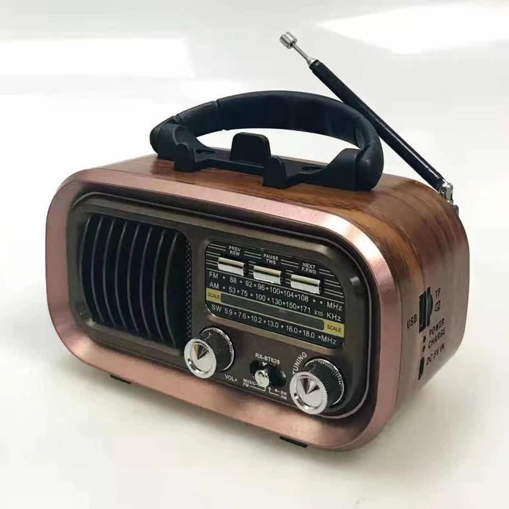 Portable Full Band AM/FM/SW Multi-Functional TF Card MP3 Music Player Vintage Radio