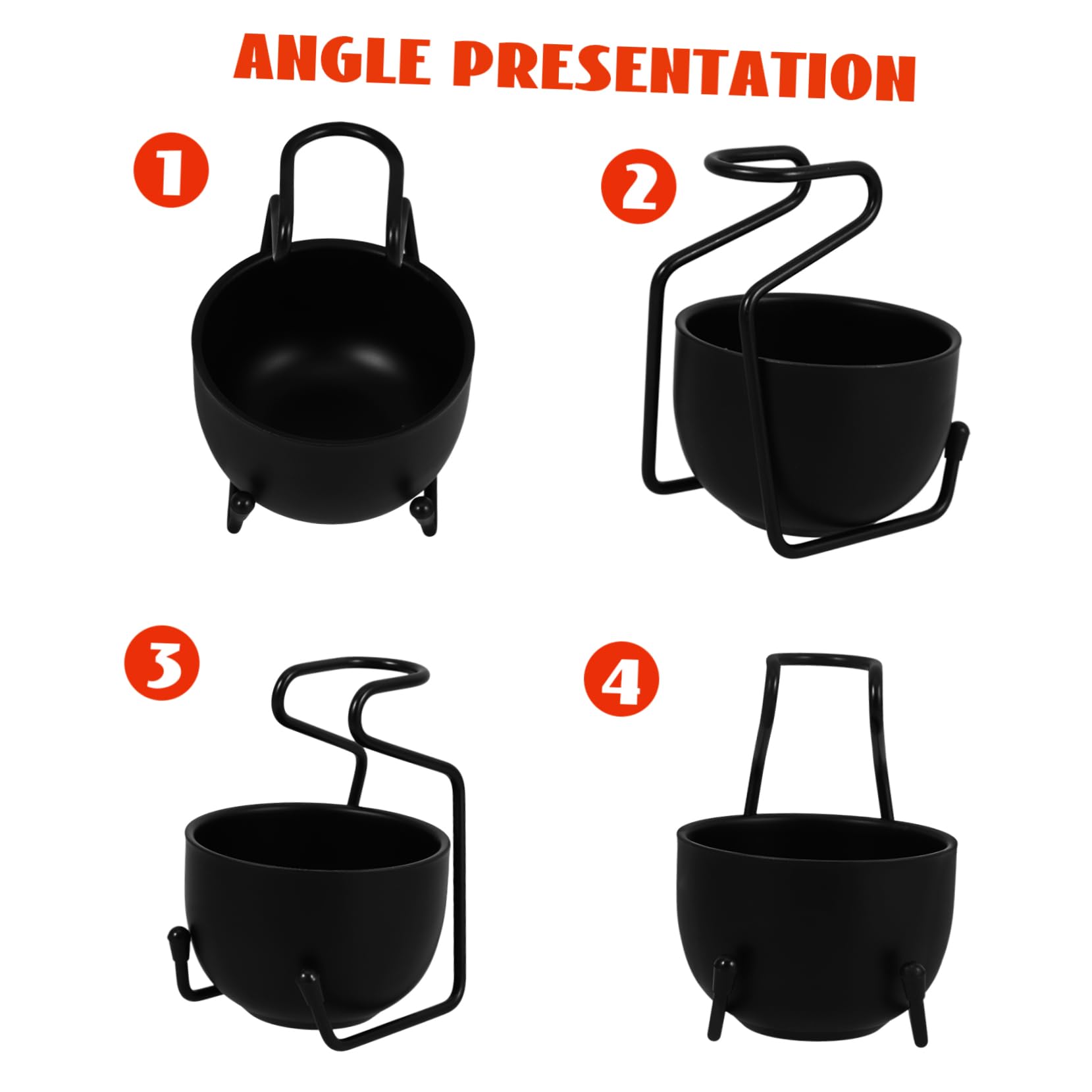 SOESFOUFU Elegant Shaving Brush Stand Bowl Stainless Steel Razor Holder Stand Beard Brush Rack for Shaving Tools