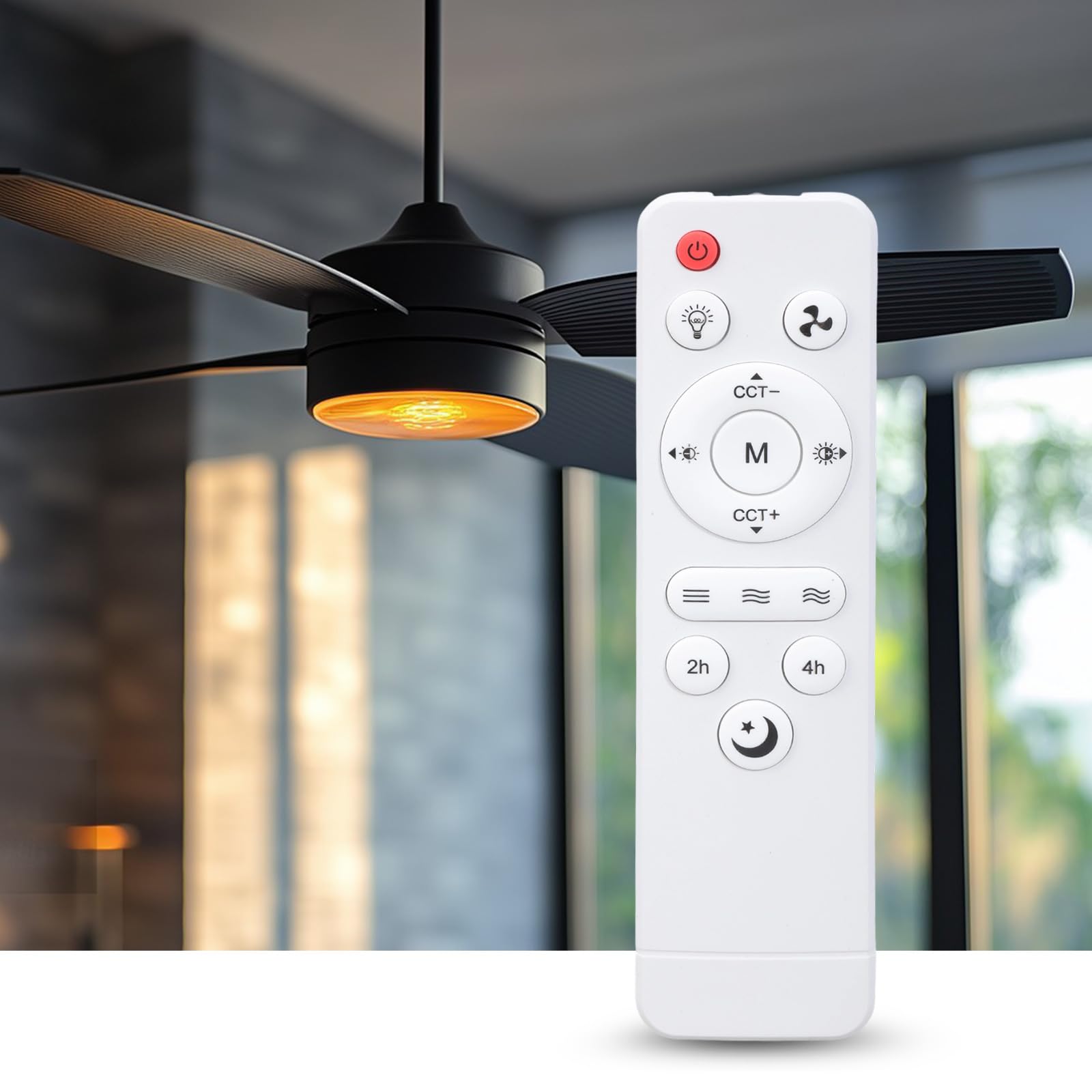 Amazon | インテリジェント IR リモコンシーリングライト E27 ファン