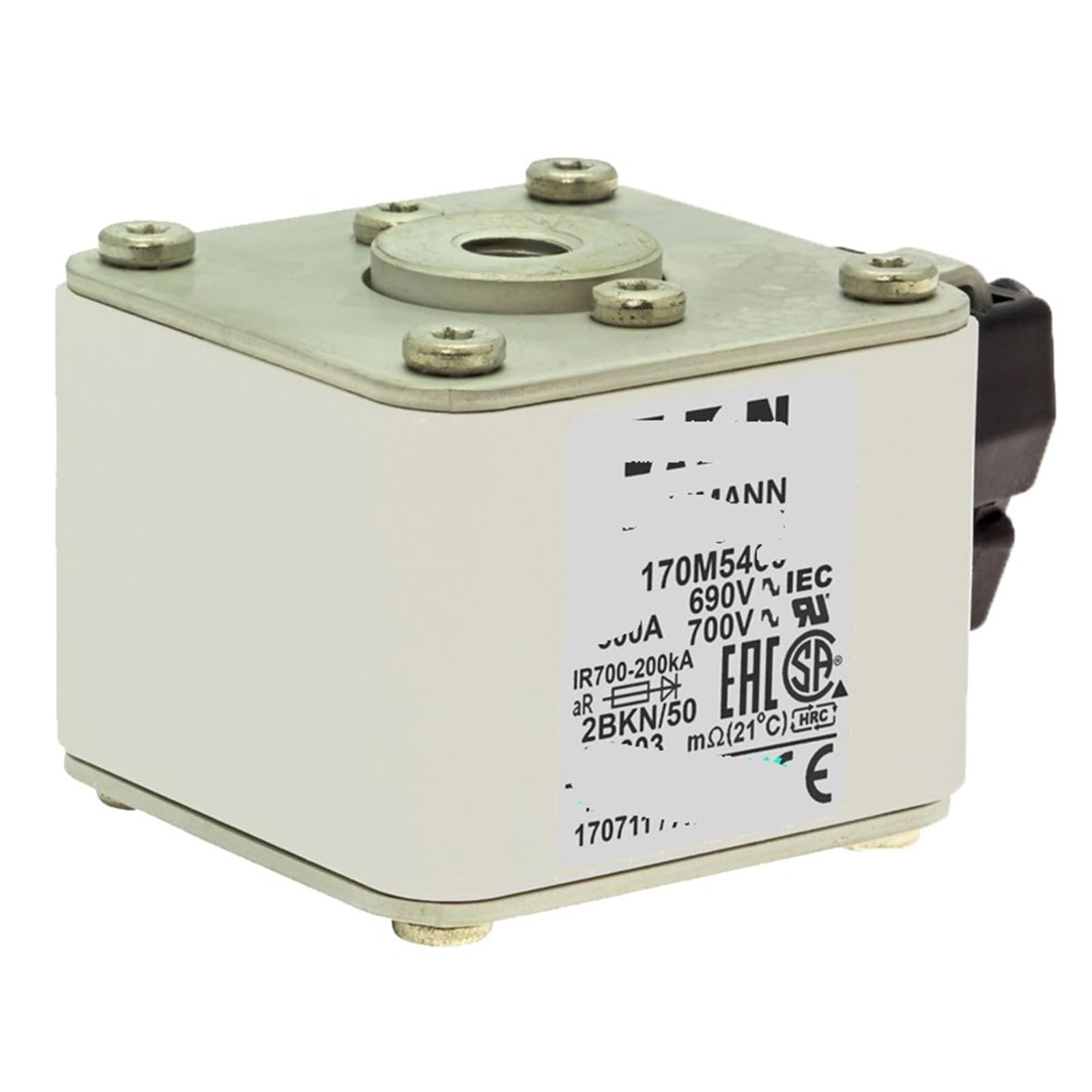 Fusible 170M5461 calibre de puissance pour transformateur