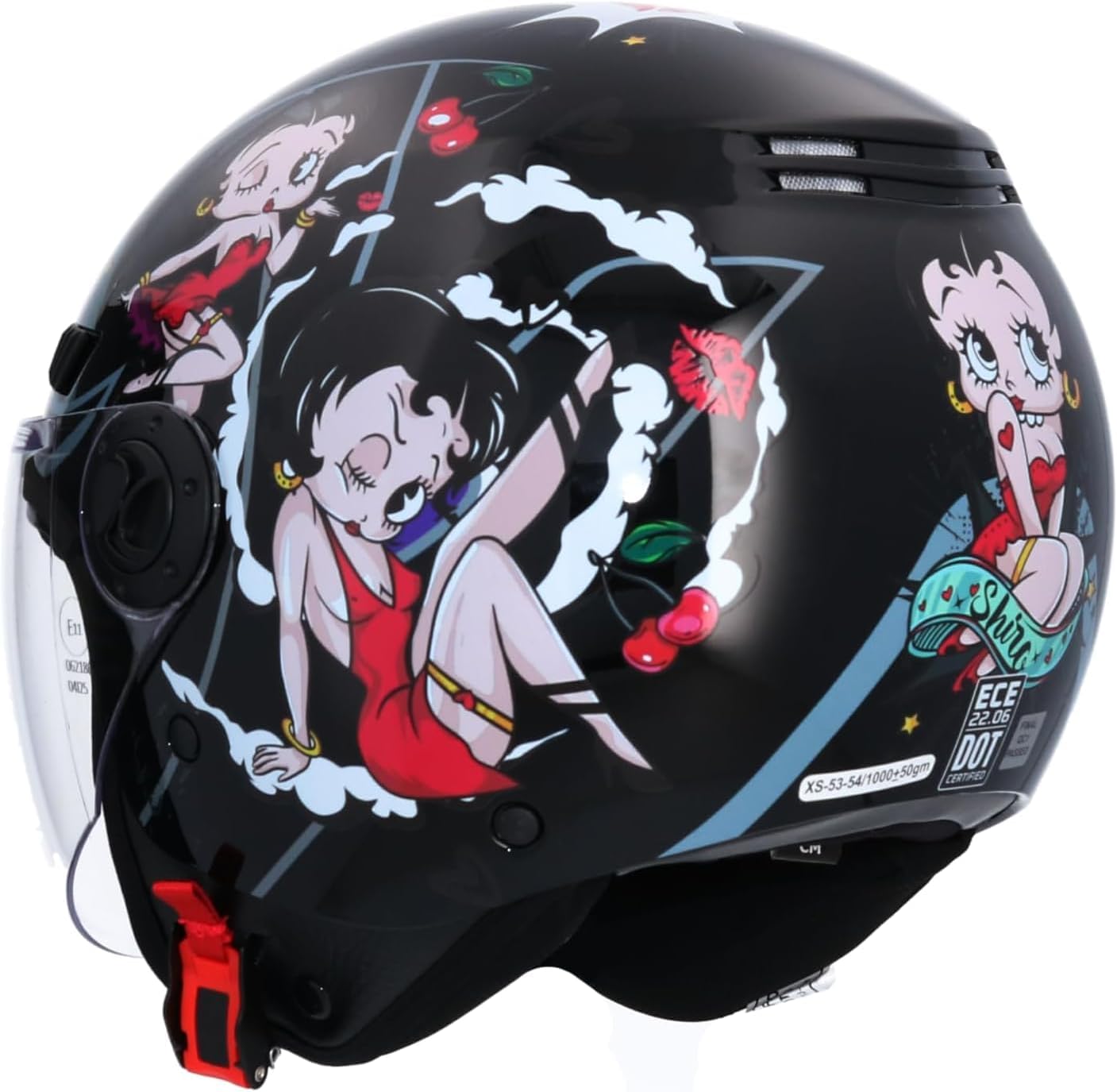 La Betty Jet Helmet - Oldalnézet