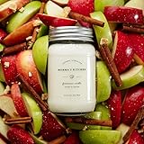 Antique Candle Co.® 16 Ounce Soy Wax Candle, 80 Hour Burn Time, Cotton Wick, Mason Jar Candle (Momma's Kitchen)