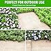 POMEAT 15 PCS Cat Scat Mat with Spikes 16 x 12'' Cat Deterrent Outdoor Scat Mats for Cats and Dogs Cat Spikes for Garden Fence Indoor Furniture Cat Deterrent Mat with 10 Staples