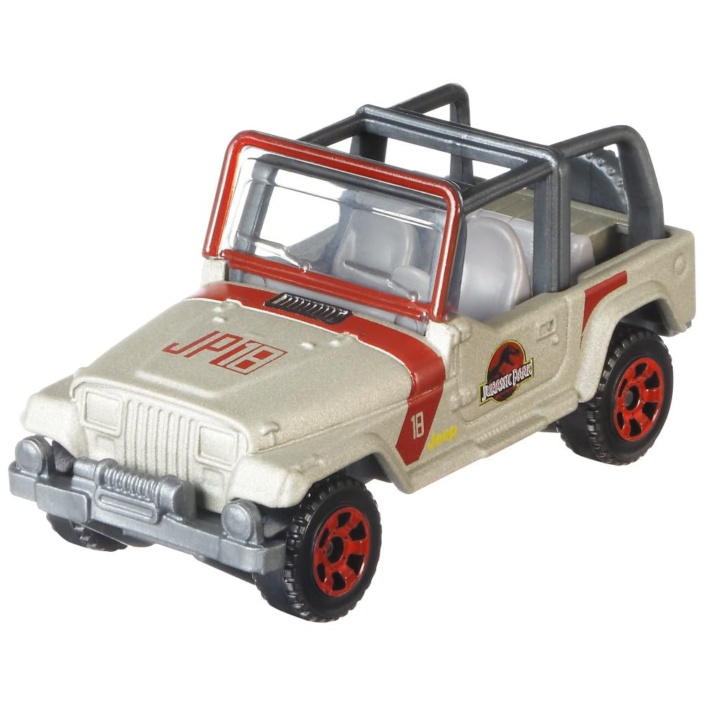 Matchbox Jurassic World kisautó - '93 Jeep Wrangler #10 - Gyerekajándék