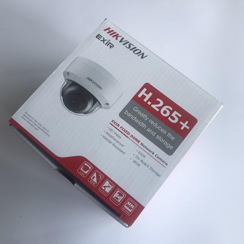 Hikvision 8MP 4K Dome IP Camera, DS-2CD2185FWD-I (2.8mm Lens) High Resolution Security Camera Outdoor H.265+ IP67 firmware upgradeable International Version Eziview : Electronics