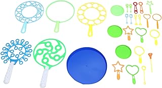 BESPORTBLE 28 Pçs Conjunto De Ferramentas De Bolhas Varinhas De Bolhas Para Crianças Conjuntos De Ferramentas Para Presentes De Crianças Conjunto De Varinhas De Bolhas Conjunto De