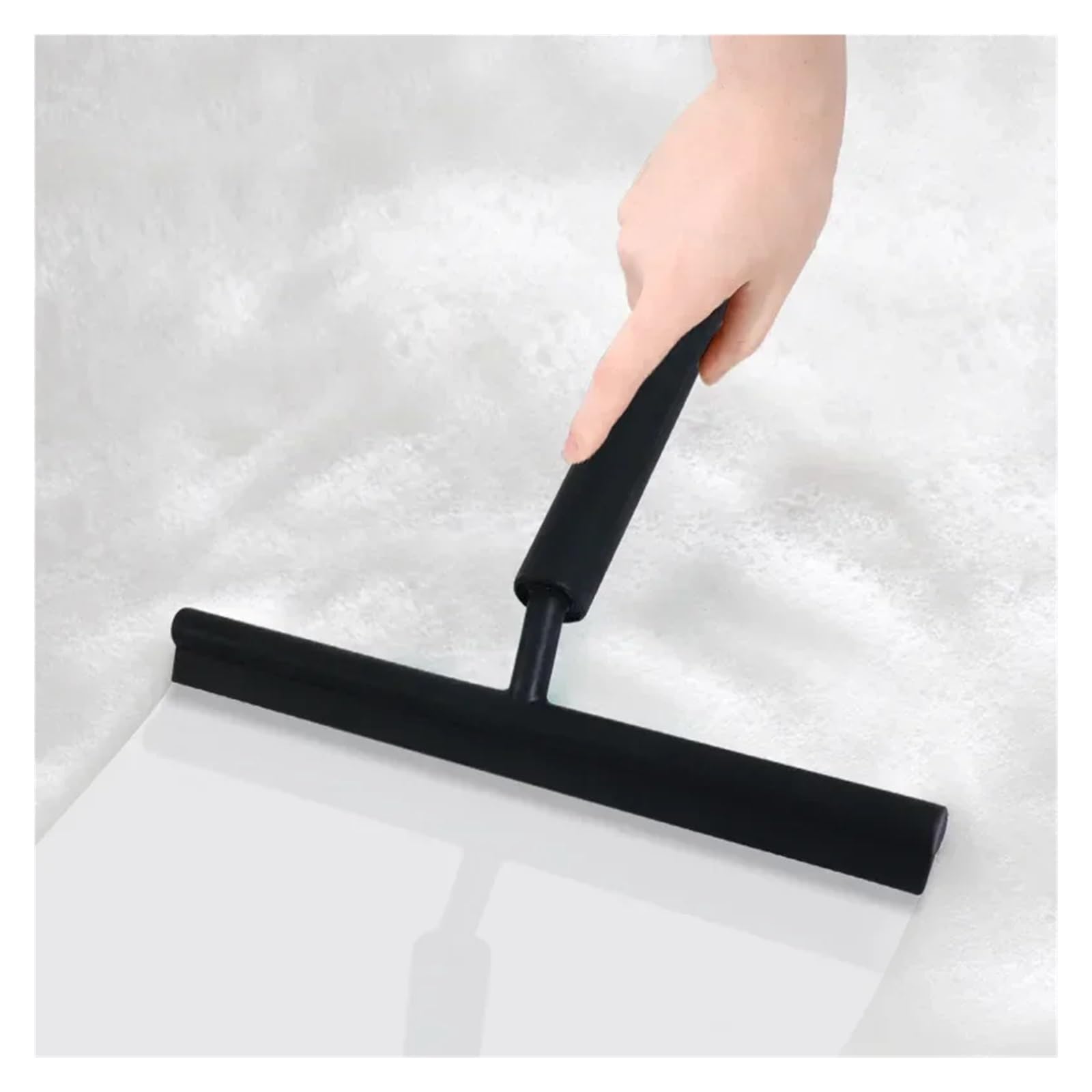 Rasqueta Ducha Limpiador telescópico de Ducha for Puertas Vidrio, raspador con Soporte Largo, Limpiador Espejos baño, for Limpieza vidrios