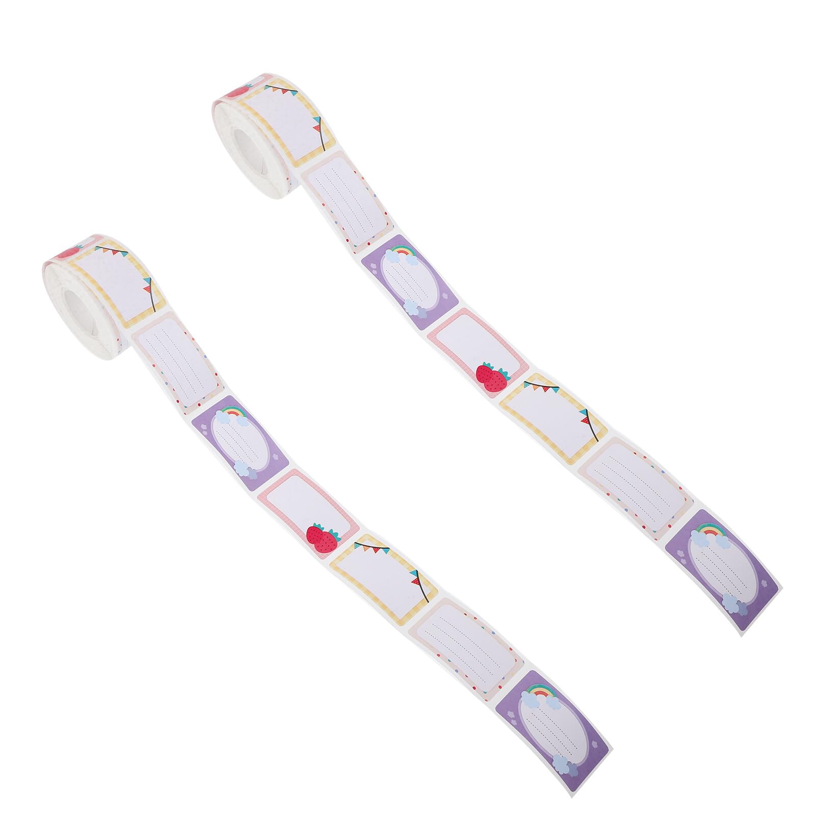 jojofuny 10 Etichette Adesive Colorate per Asilo e Scuola Etichette Rimovibili per Vestiti Barattoli e Facili e Rimuovere per Organizzazione e Classificazione