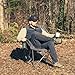 OUTSIDER Oversized Camping Chair, Comfort Padded Lounge Chair,Outdoor Camp Folding Chair, Balcony Lounge 400lb Capacity