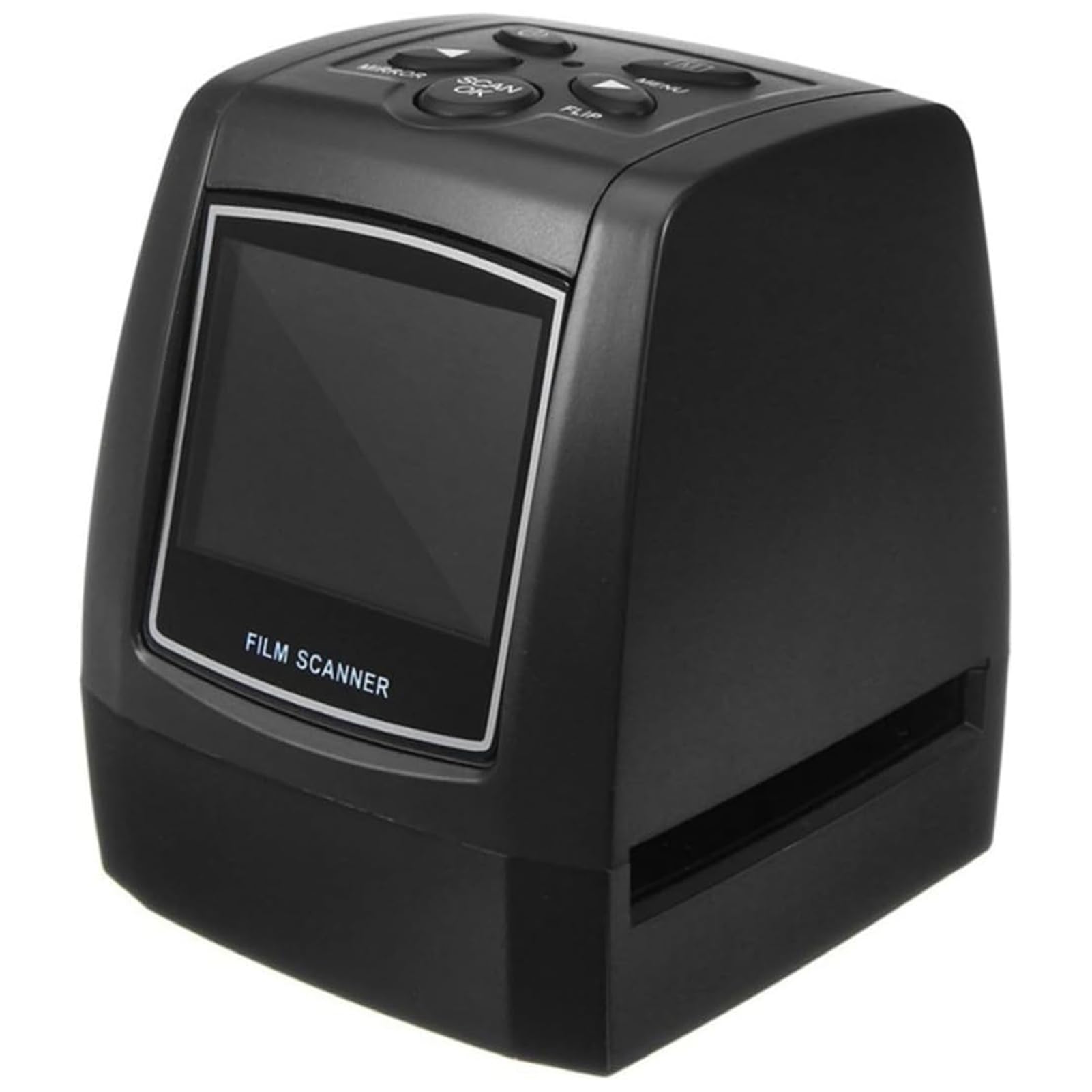 Escáneres de película convertidores de película de 35/135 mm, escaneo Negativo de número de Diapositiva del digitalizador Negativo de Pantalla LCD de 2,36 Pulgadas