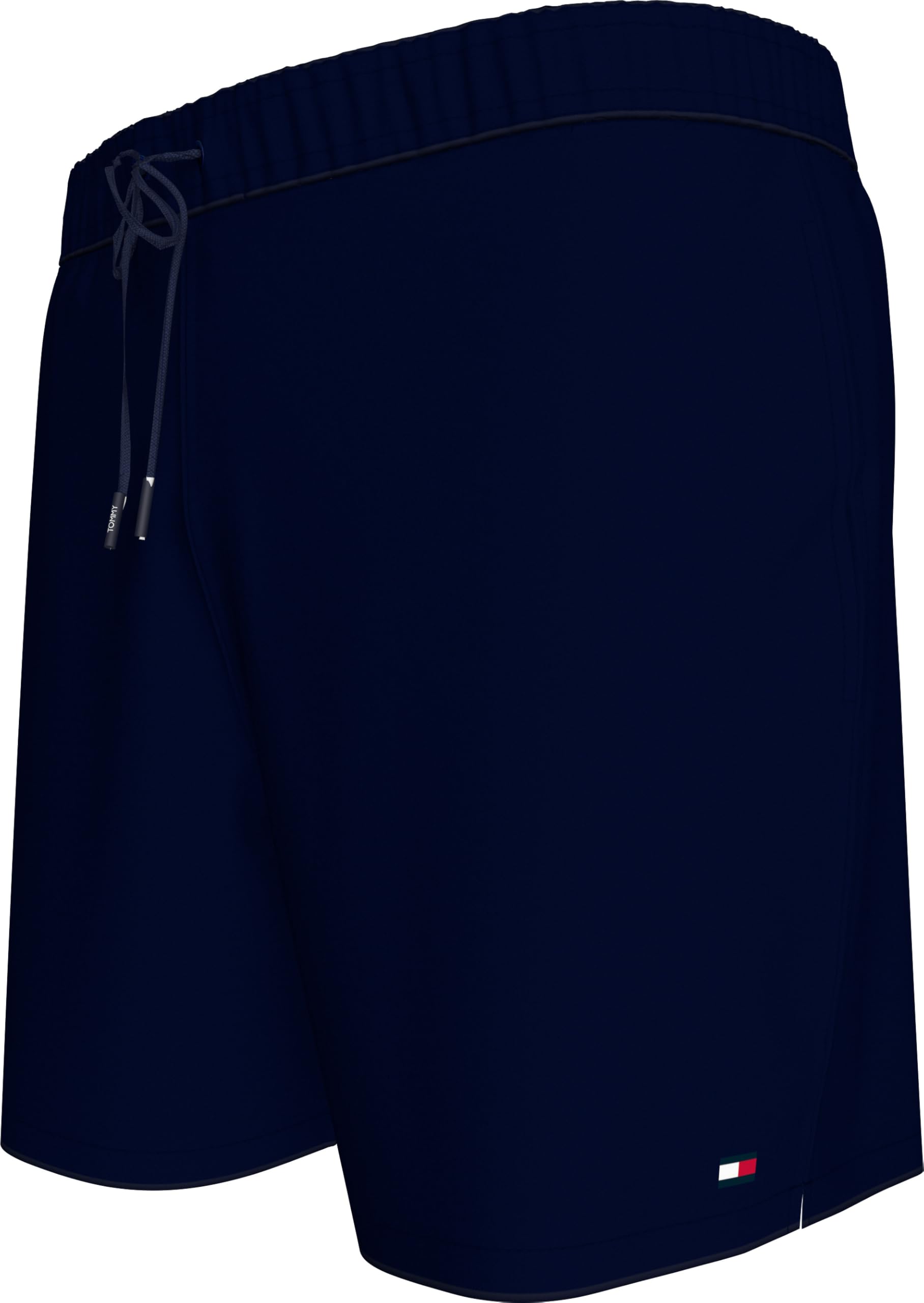 Tommy Hilfiger Badeshorts Medium Drawstring mit Logo, Blau (Desert Sky), Größe S