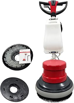1100W Commercial Floor Scrubber Polisher 17in 110V