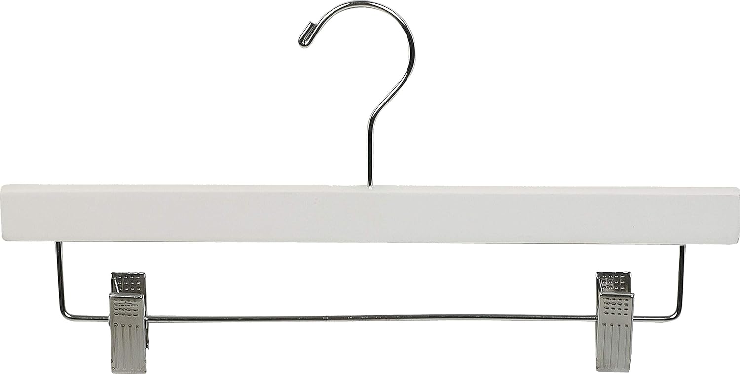 White Wood Pant Skirt Jeans Hanger Box of 20