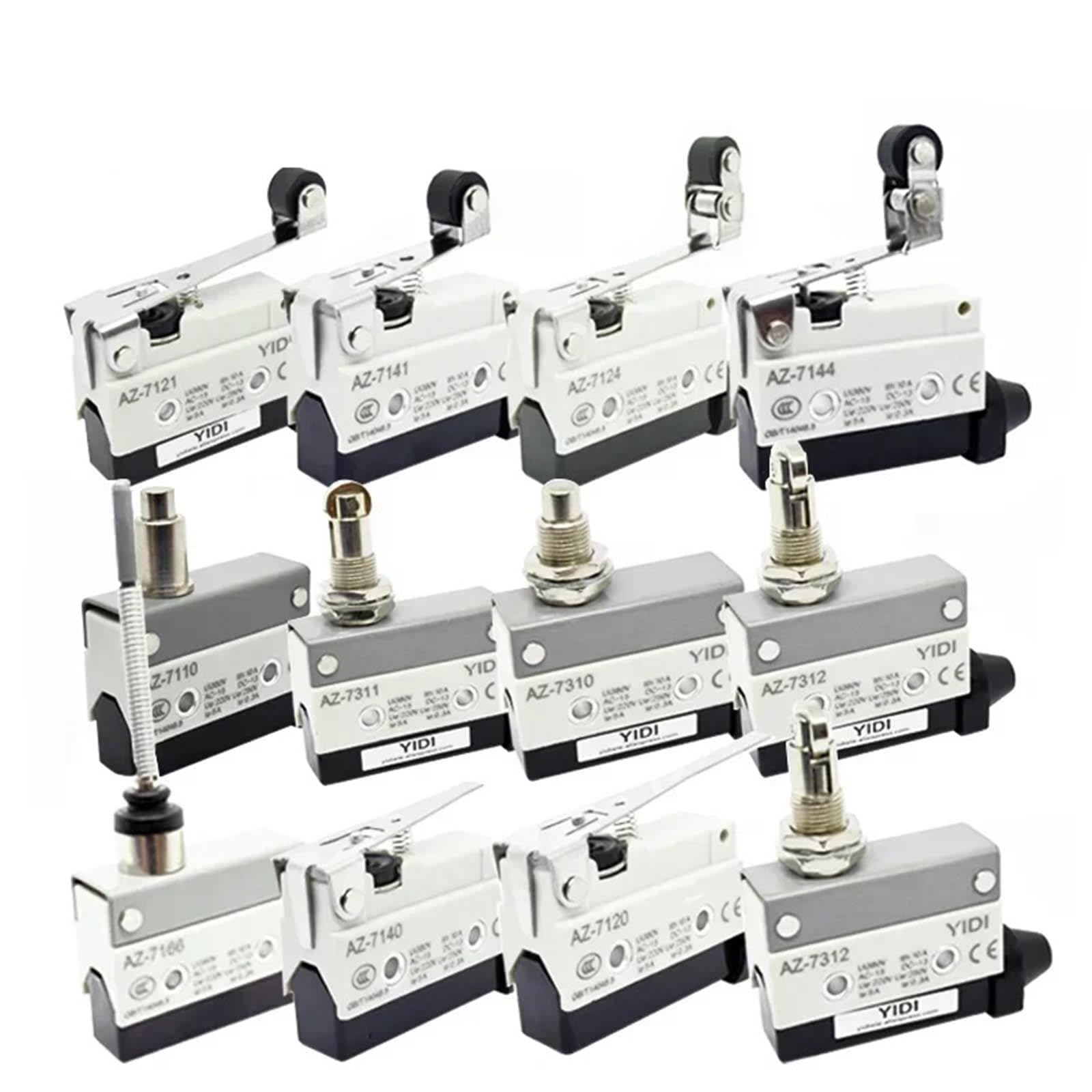 Micro switch AZ-7141 waterproof 10A 250VAC travel limit switch roller lever 8