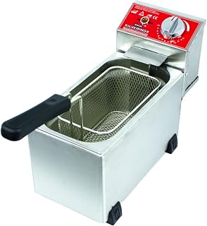Elektrikli Büfe Türü Sanayi Tipi Kapaklı Fritöz 3 