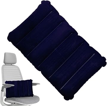 Inflatable Zabuton Cushion - Portable Hiking Rest Pad - Soft Seat Cushion for Park, Chair, Airplane, Stadium, Car, Wheelchair, Picnic, Travel