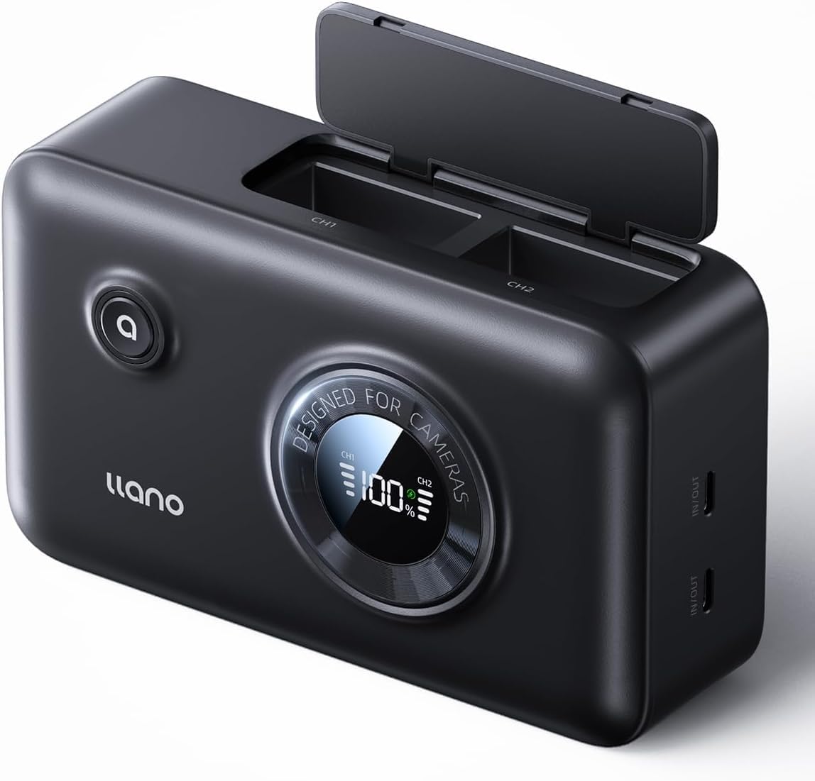 llano NP-W126S Dual-Akku-Schnellladegerät für Fujifilm