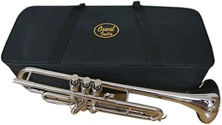 OSWAL Bb Flat Silver Trumpet With Free Har Case+Mouthpiece