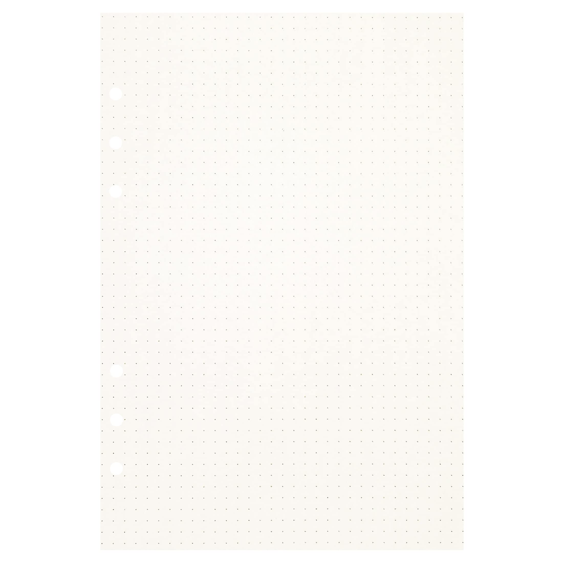 Zelten Loose Leaf Punched Paper Refills Paper for 6 Hole Binder Personal Organizer Diary Notebook Refillable Planner (Dotted,A5/6 Hole) - Image 2