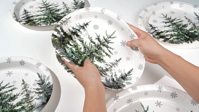 Santa Claus Christmas Dinner Plates Xmas Party Plates 11"x 10" Christmas Paper Plates 50 Count Heavy Duty Xmas Disposable Party Dessert Plates With Christmas Bus For Kids Plates Xmas Party Plates Bulk