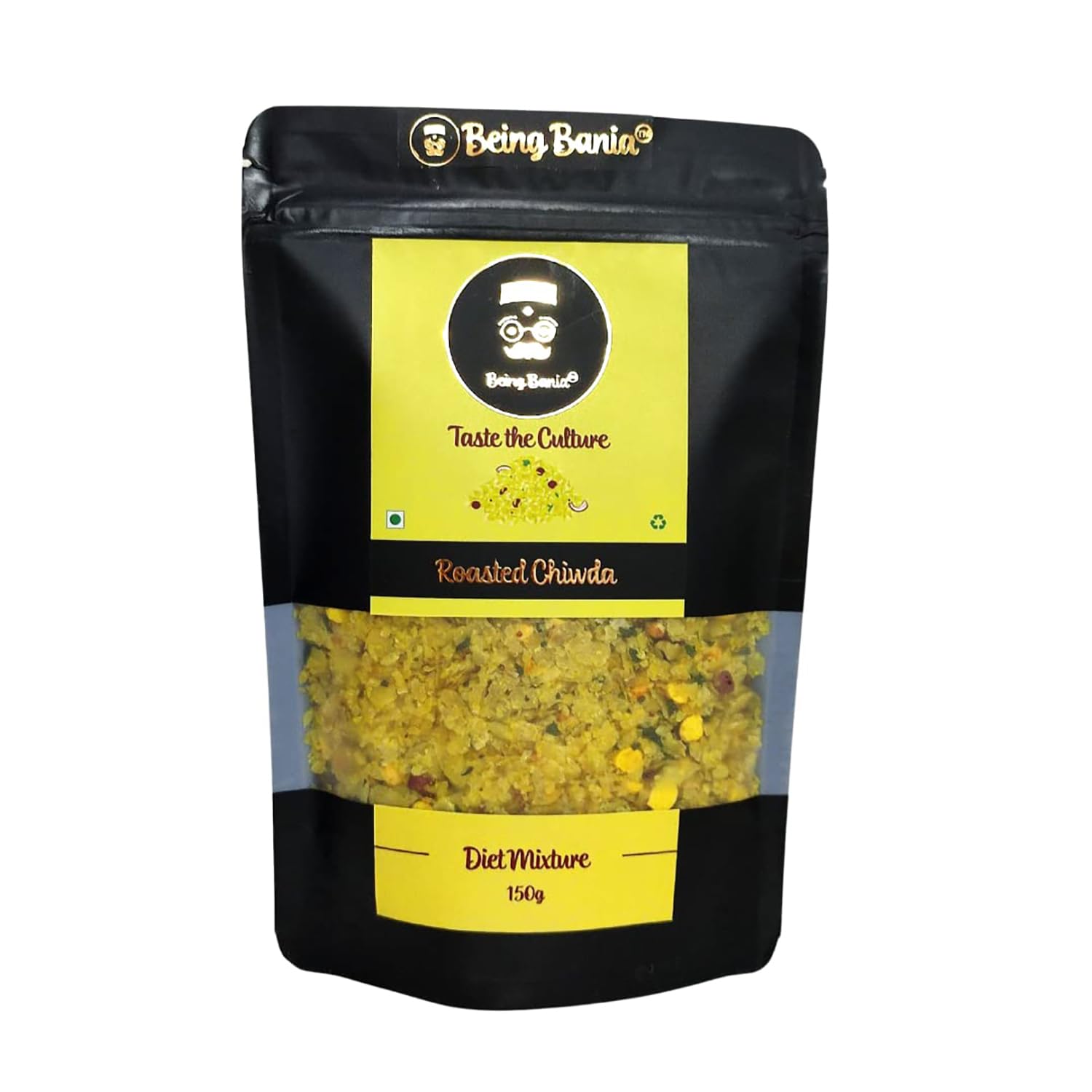 Being Bania Special Chiwda | Lite Chidwa | Chivda | 150g | Diet Mixture | Famous Indian Snack | Roasted Namkeen | No preservatives | All natural and Fresh snack (B09ZJ7RCP5) Amazon Price History, Amazon Price Tracker