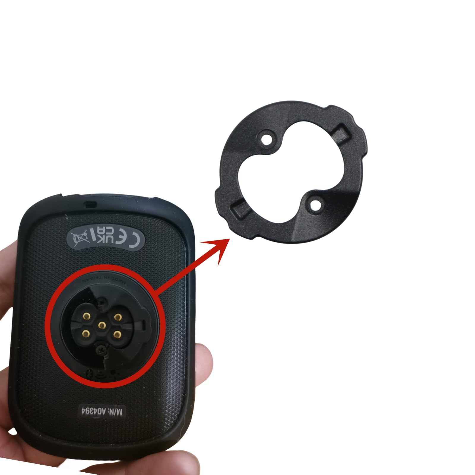 NELboNs Bike Computer Mount Adapter Insert Back Rotate Base Repair Part Compatible with Edge 540 840 Bike Computer Adapter Basement Replacement
