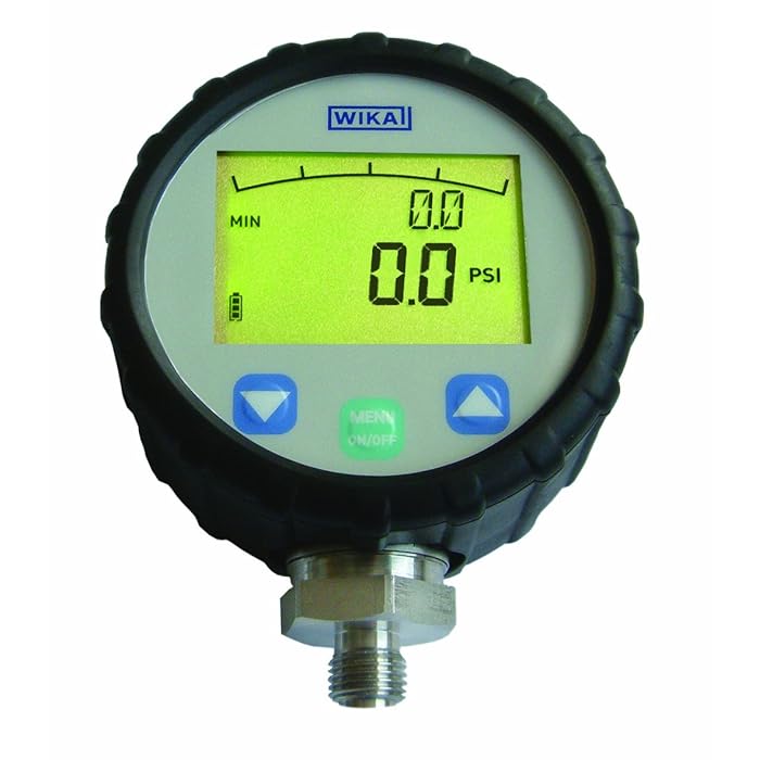 Buy WIKA 50365878 Enhanced Digital Pressure Gauge, Stainless Steel 316L