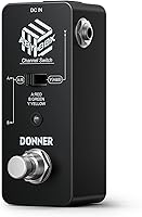 Vista 9 de Donner Pedal de efecto ABY Box, conmutador AB de selector de línea, mini, para guitarra, True Bypass