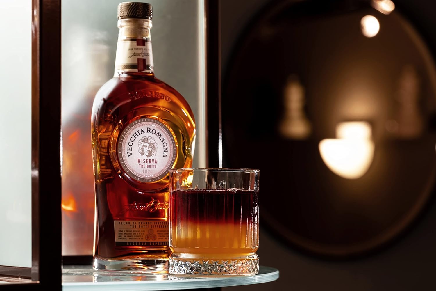 Vecchia Romagna Tre Botti - der italienische Brandy schlechthin Flasche mit 70 cl, 40,8% Vol.