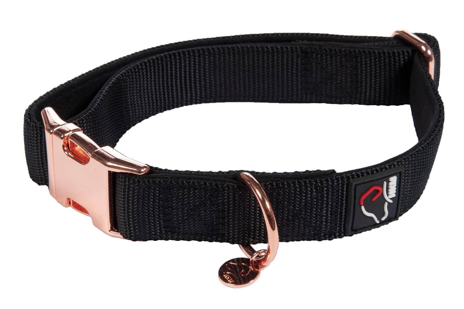 Hkm Anam Cara- Nylon Dog Collar Black XS/S