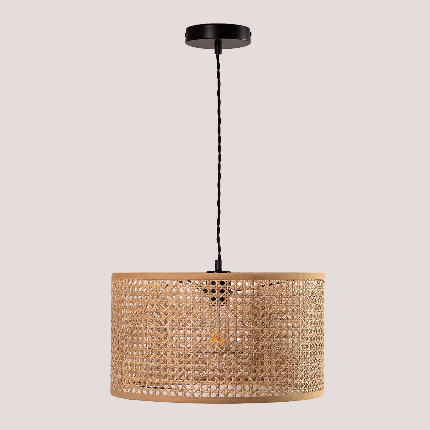 SKLUM Lampa Sufitowa z Rattanu Serri
