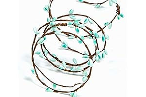 Teal Christmas Garland 18ft