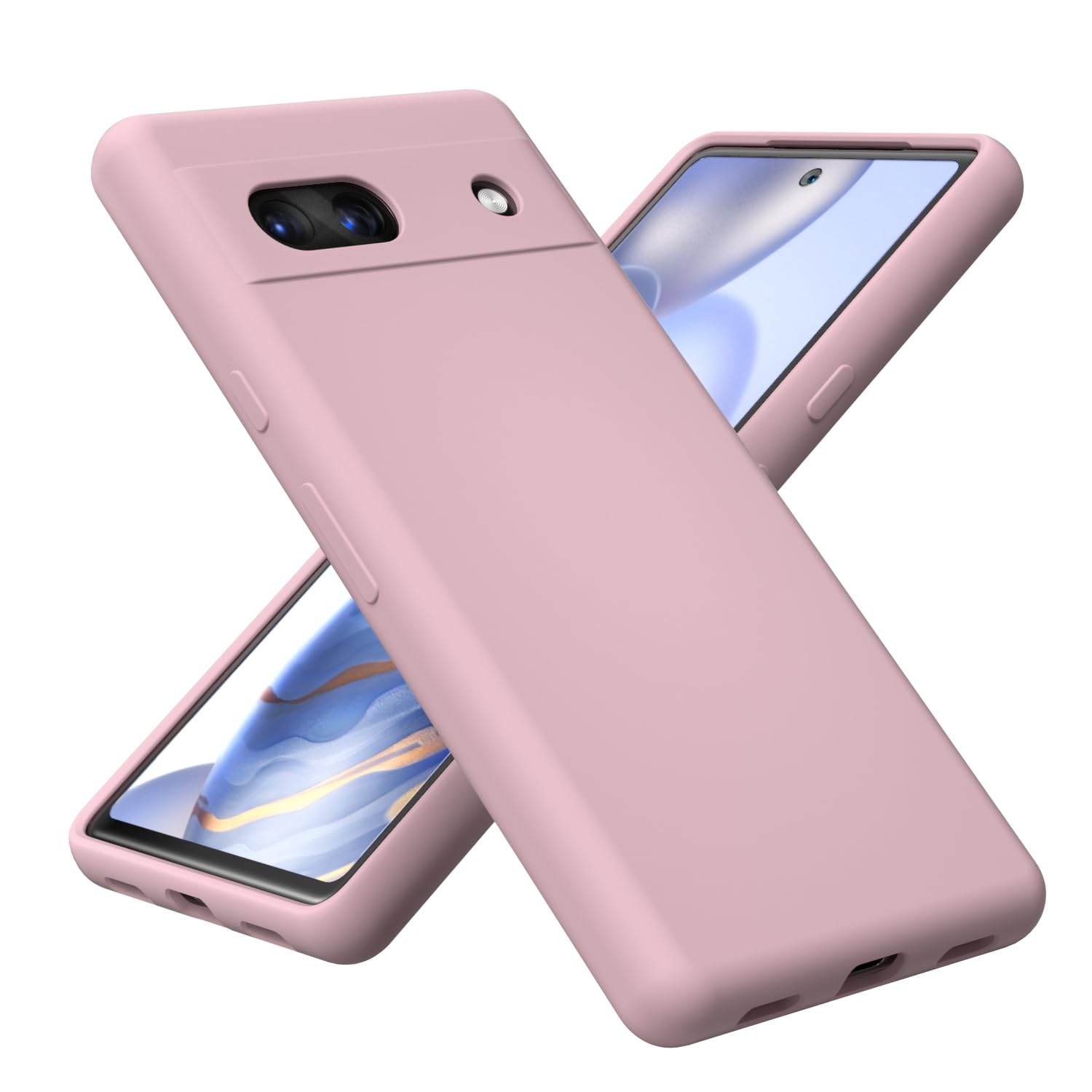 Funda Pixel 7a a prueba de golpes con 3 capas protectoras y forro de microfibra suave 7