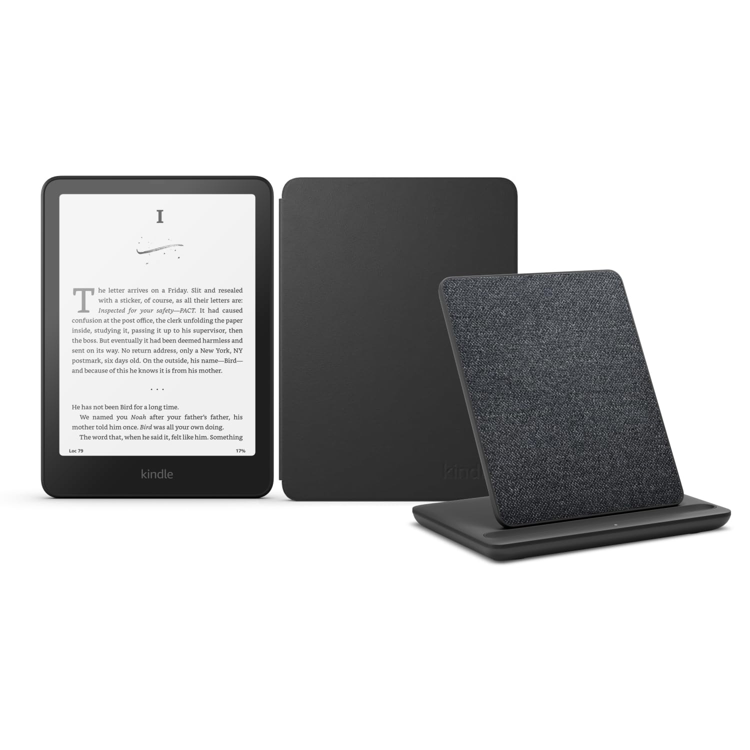 Kindle Paperwhite Signature Edition (2024 Release) 32 GB without ads, an Amazon Plant based Cover and a Made for Amazon Wireless Charging Dock : Amazon.co.uk: Everything Else