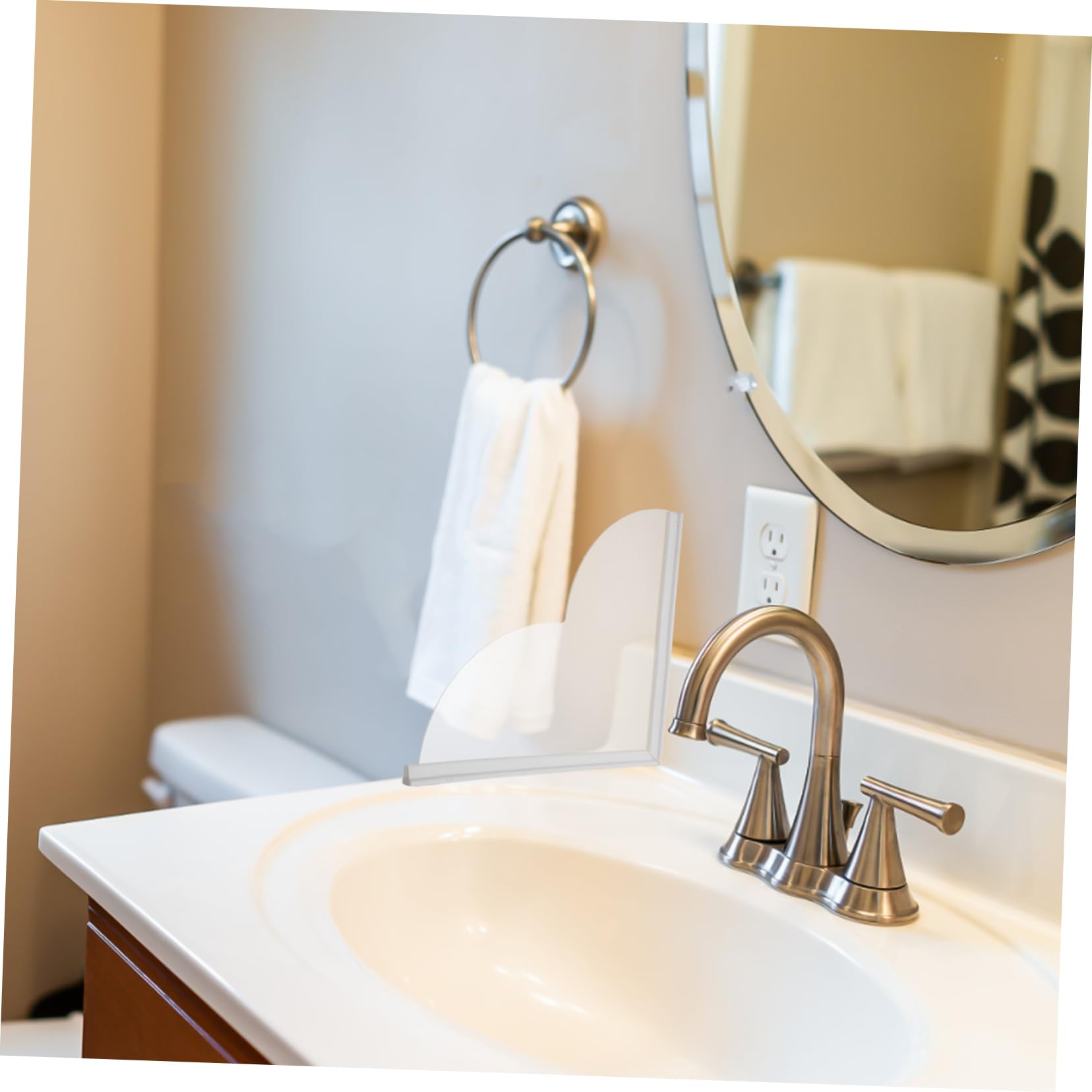 HOOTNEE 2pcs Shower Splash Guard Bathtub Water Barrier to Prevent Splashes for Boys and Girls Easy Installation for Sinks and Washbasins