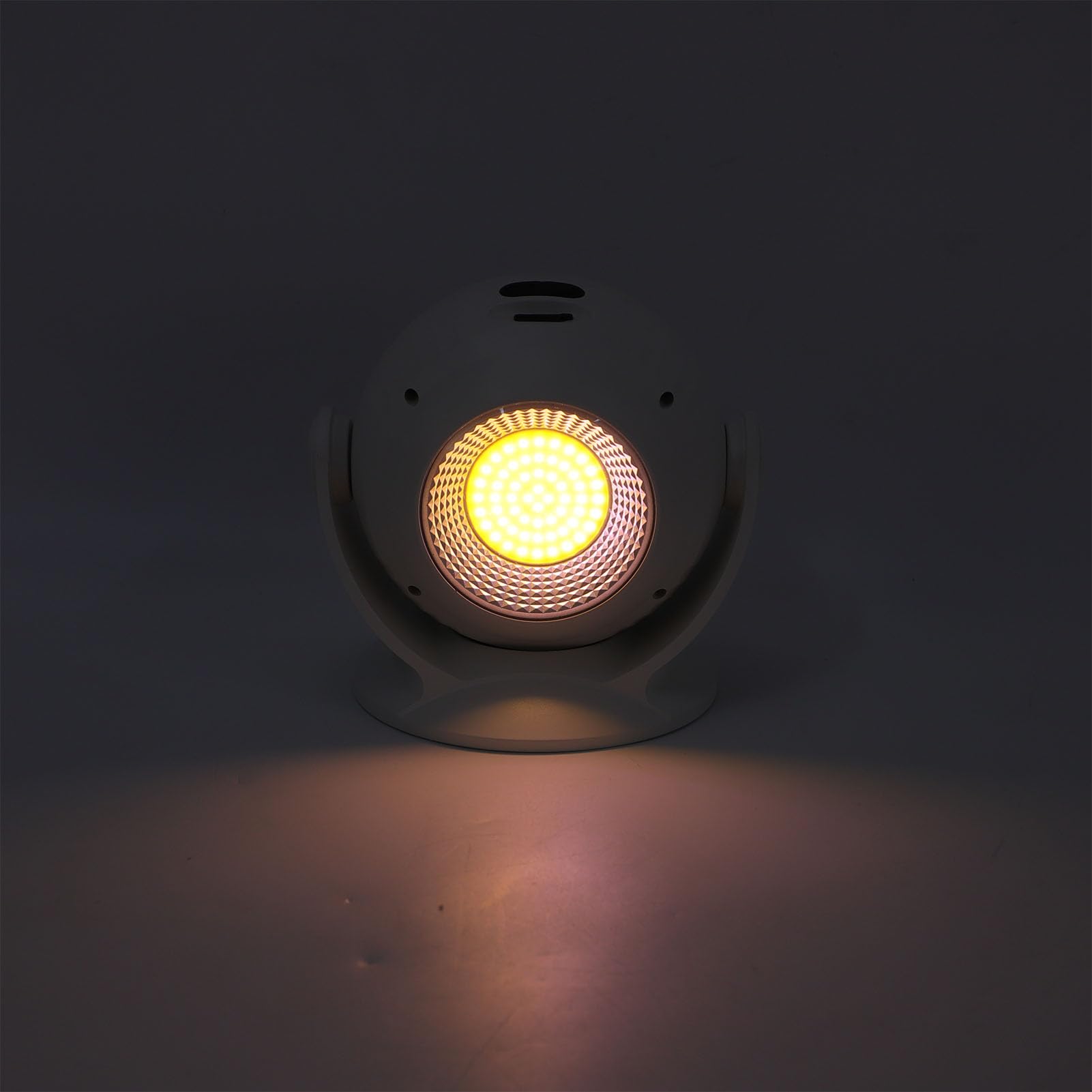 Zunate Lampe de Projecteur de Ciel étoilé, Lumière de Lune Rotative à 360 Degrés, Lumière D'ambiance de Camping Rechargeable Blanche 5,9x5,1 Pouces