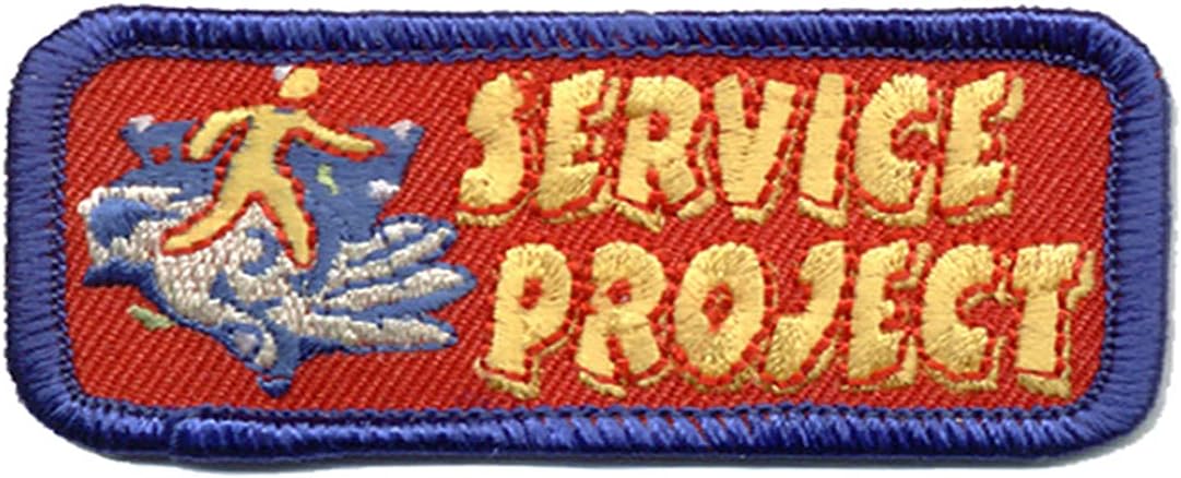 12 Pieces 2 Activity Scouts Applique Fun Patches, Service - Community (Service Project)