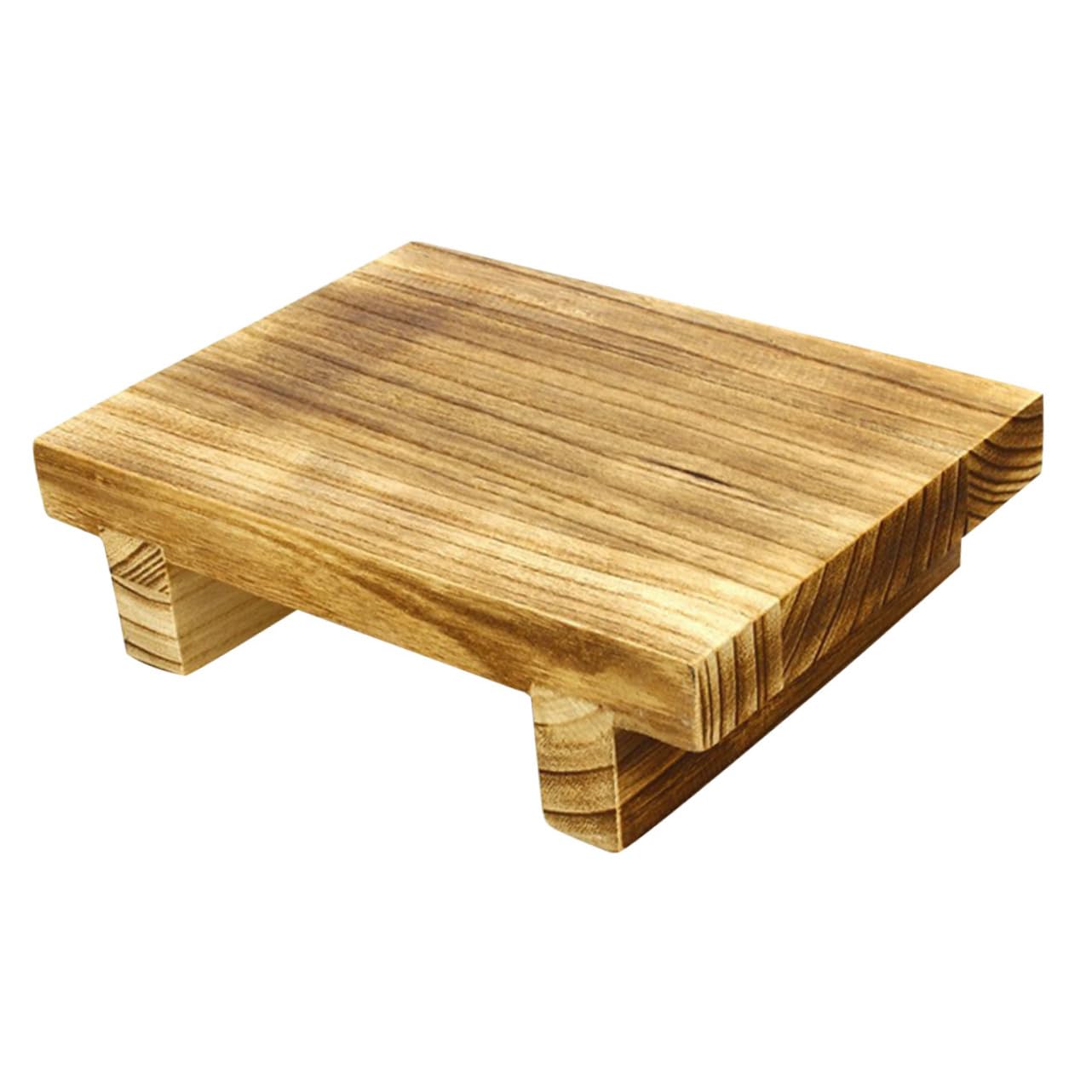 GRIRIW Bedside Step Stool Step Stools for Adults Wood Step Stool Office Desk Footrest Shoe Changing Stool Wooden Bench Living Room Footstool Wooden Foot Stool Wood Step Bench Wooden Stool