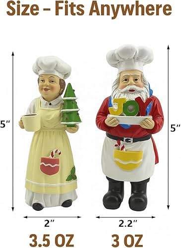 Miniatura 7 de iStatue Figura de resina navideña (chef blanco)