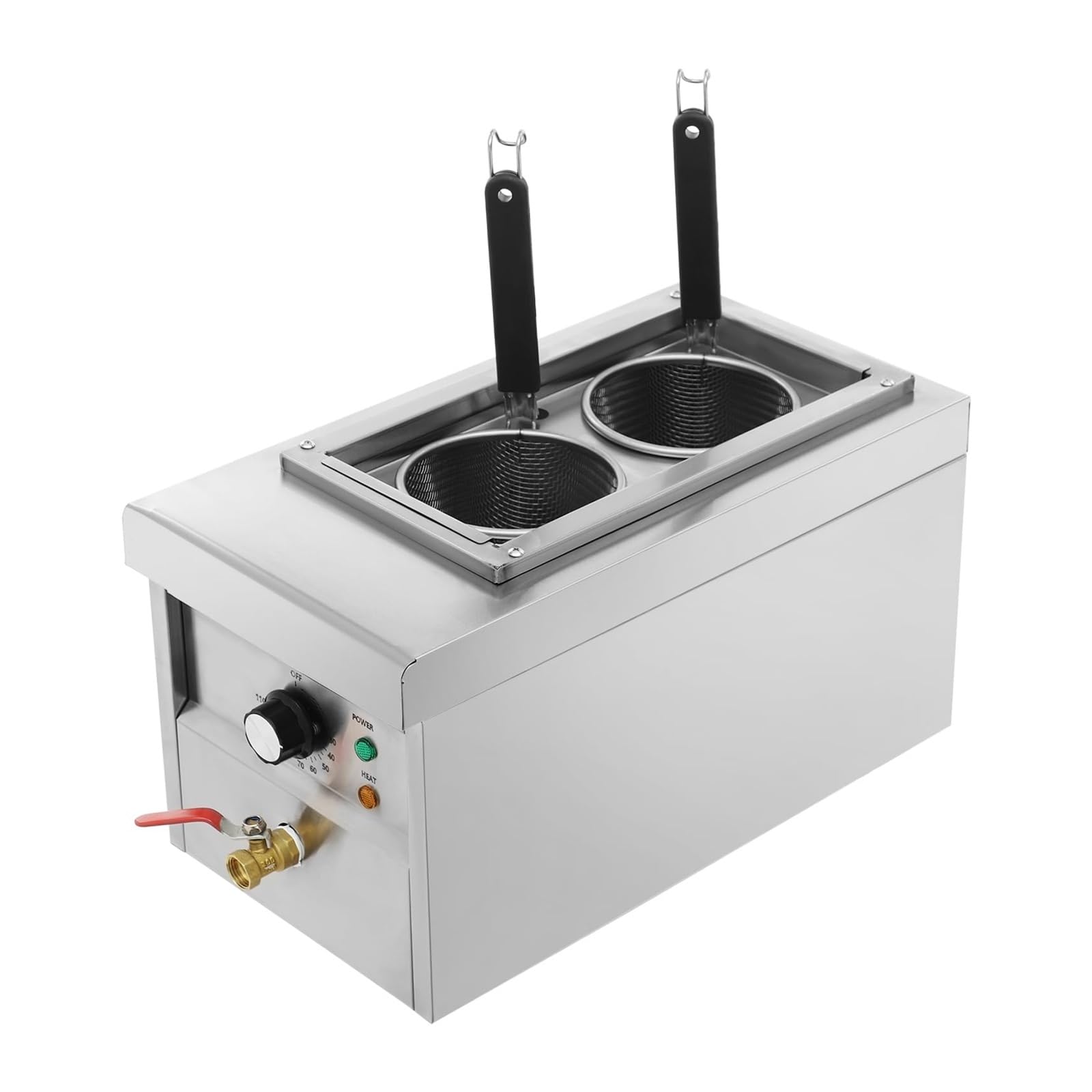 Amazon.co.jp: 2穴パスタ110V電気麺調理機業務用麺パスタボイラー温度 
