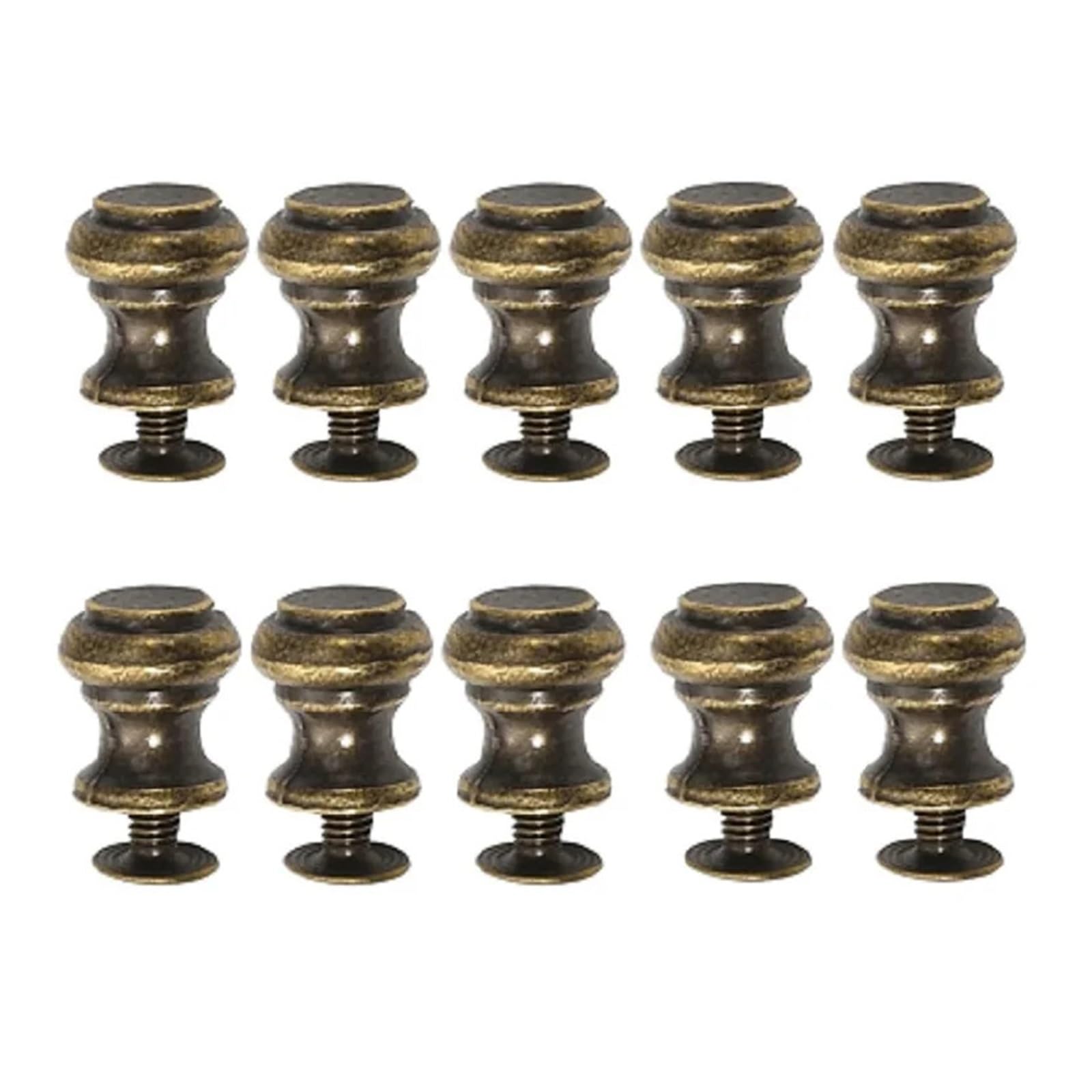 Bouton de tiroir vintage bronze 10x11mm pour restaurer vos placards