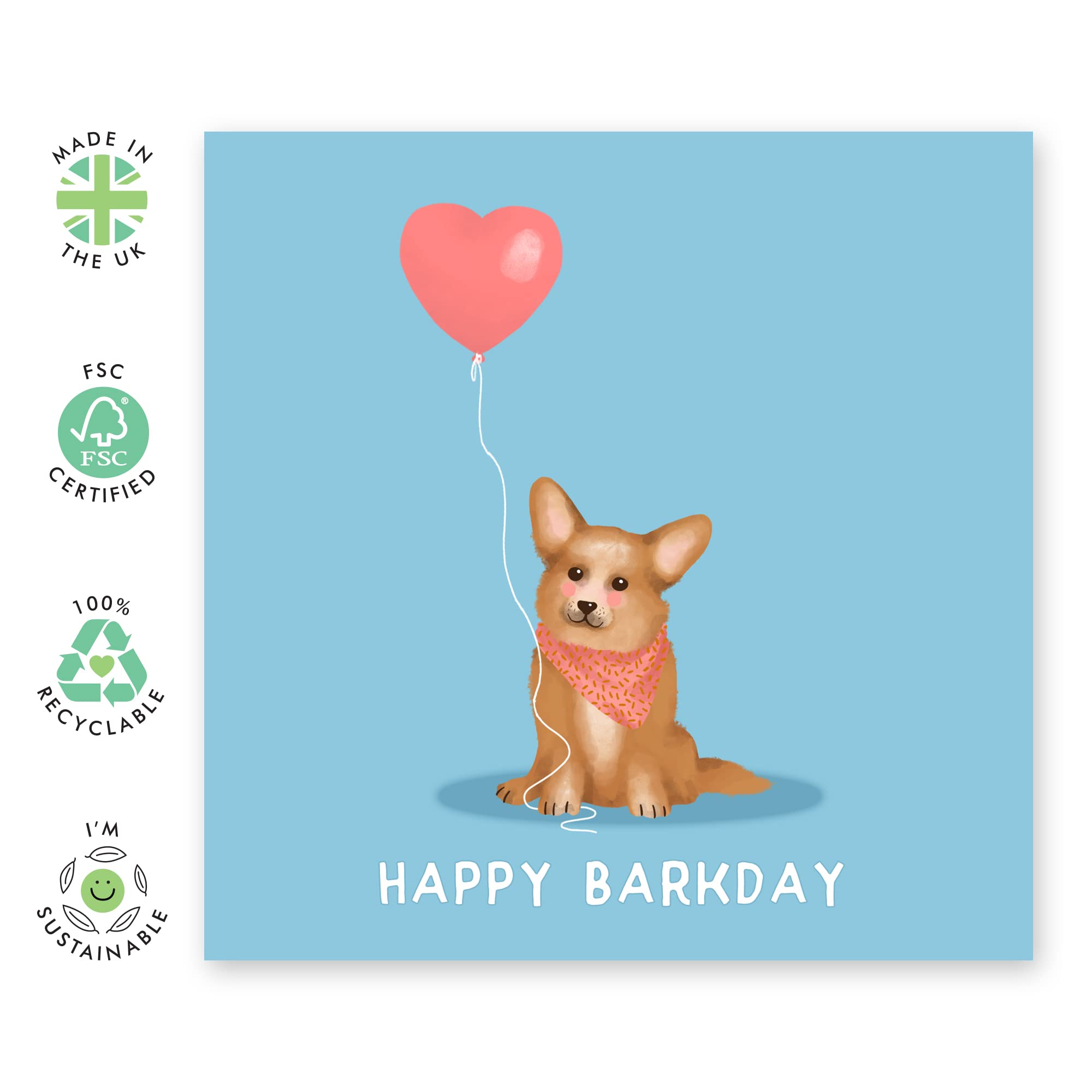 Central 23 Carte Anniversaire Chien Pour Homme Et Femme – Pour Parents À Fourrure, Propriétaires D'animaux – Vierge À L'intérieur, Pas De Musique – Livré Avec Des Autocollants