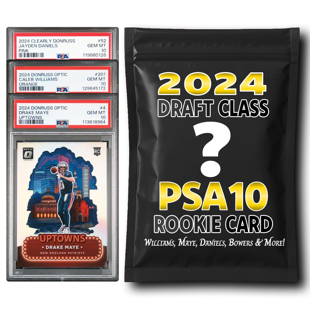 Amazon.com: PSA 10 Graded 2024 NFL Football Rookie Card Mystery