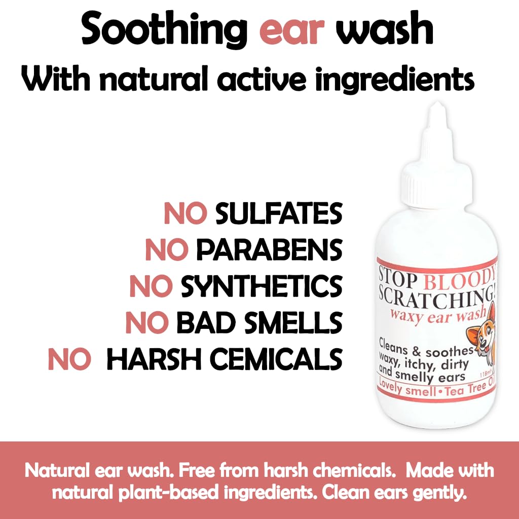 Stop bloody scratching Ear Wash, White, 118ml - Image 3