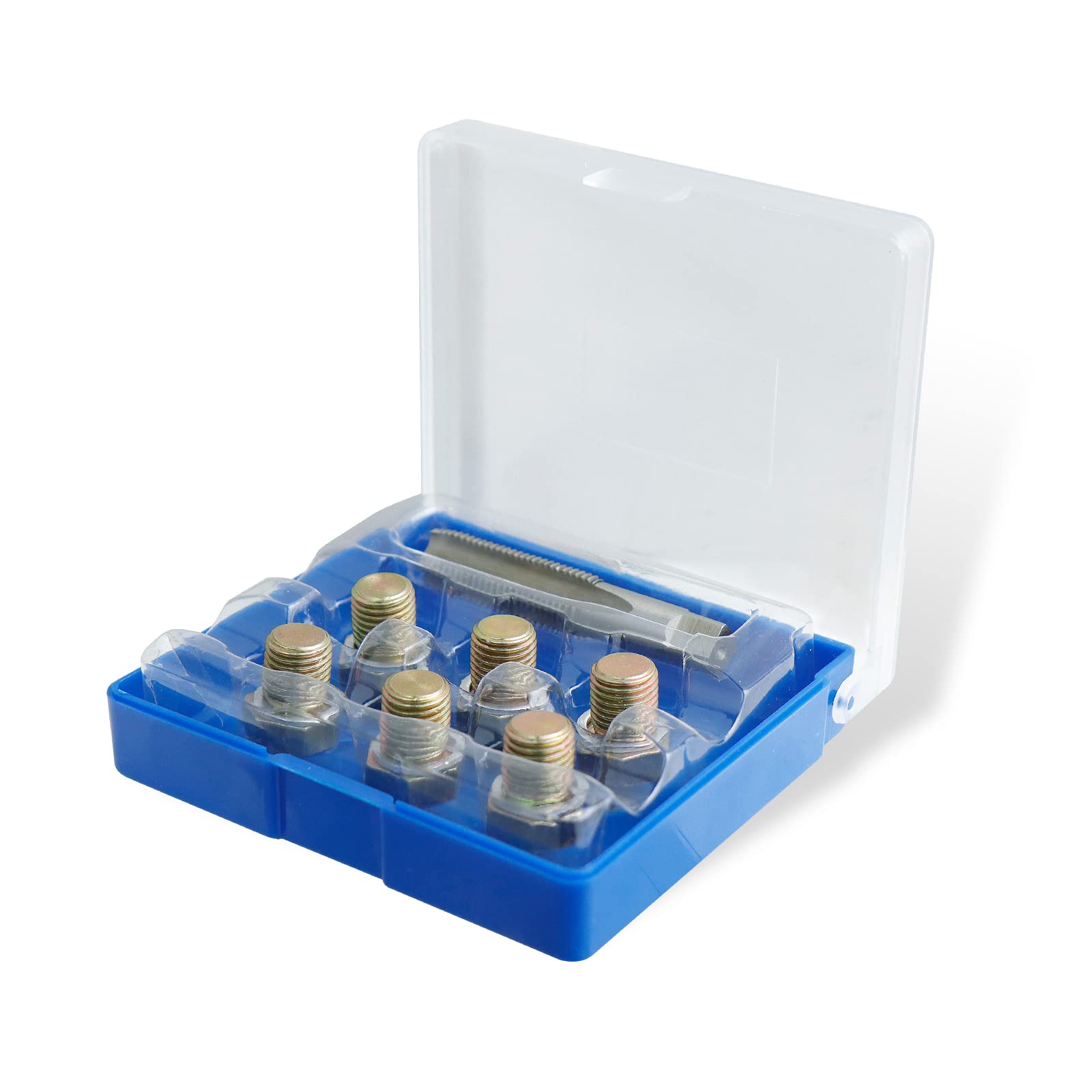 CCLIFE 6 Piezas Juego de Reparacion de Rosca Carter Reparacion Tornillo Carter Aceite Kit de Reparacion de Carter M13 x 1,5 mm