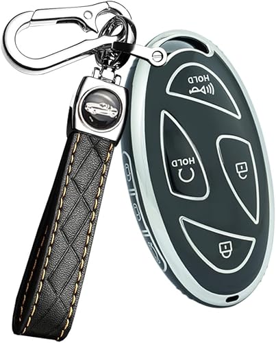 Miniatura 9 de ontto Funda de TPU para llave de protección completa para Hyundai Ioniq 6 Smart Remote, Blanco