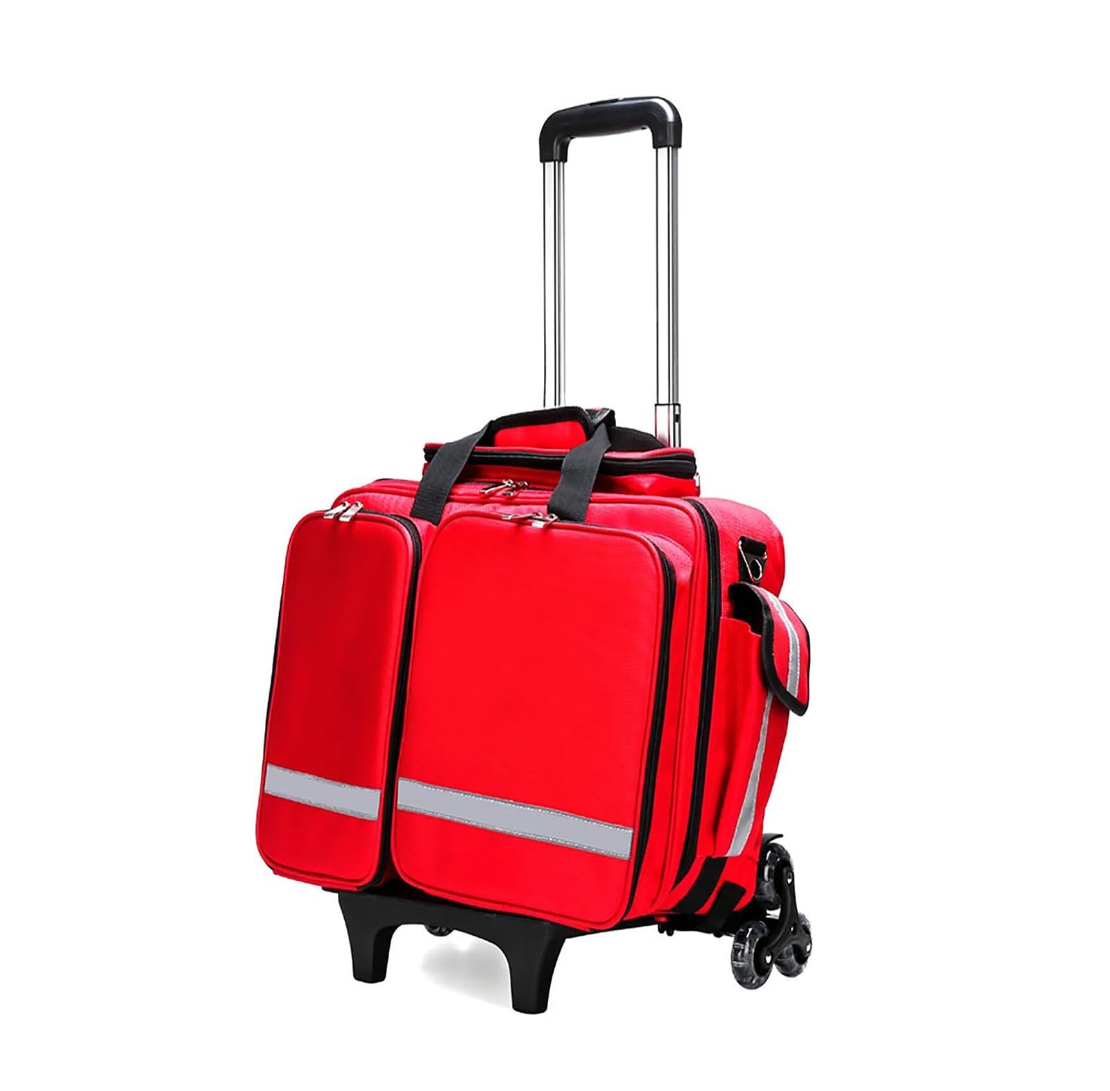 Bolsa de primeros auxilios de emergencia, impermeable y de gran capacidad, para uso médico profesional y al aire libre, Red