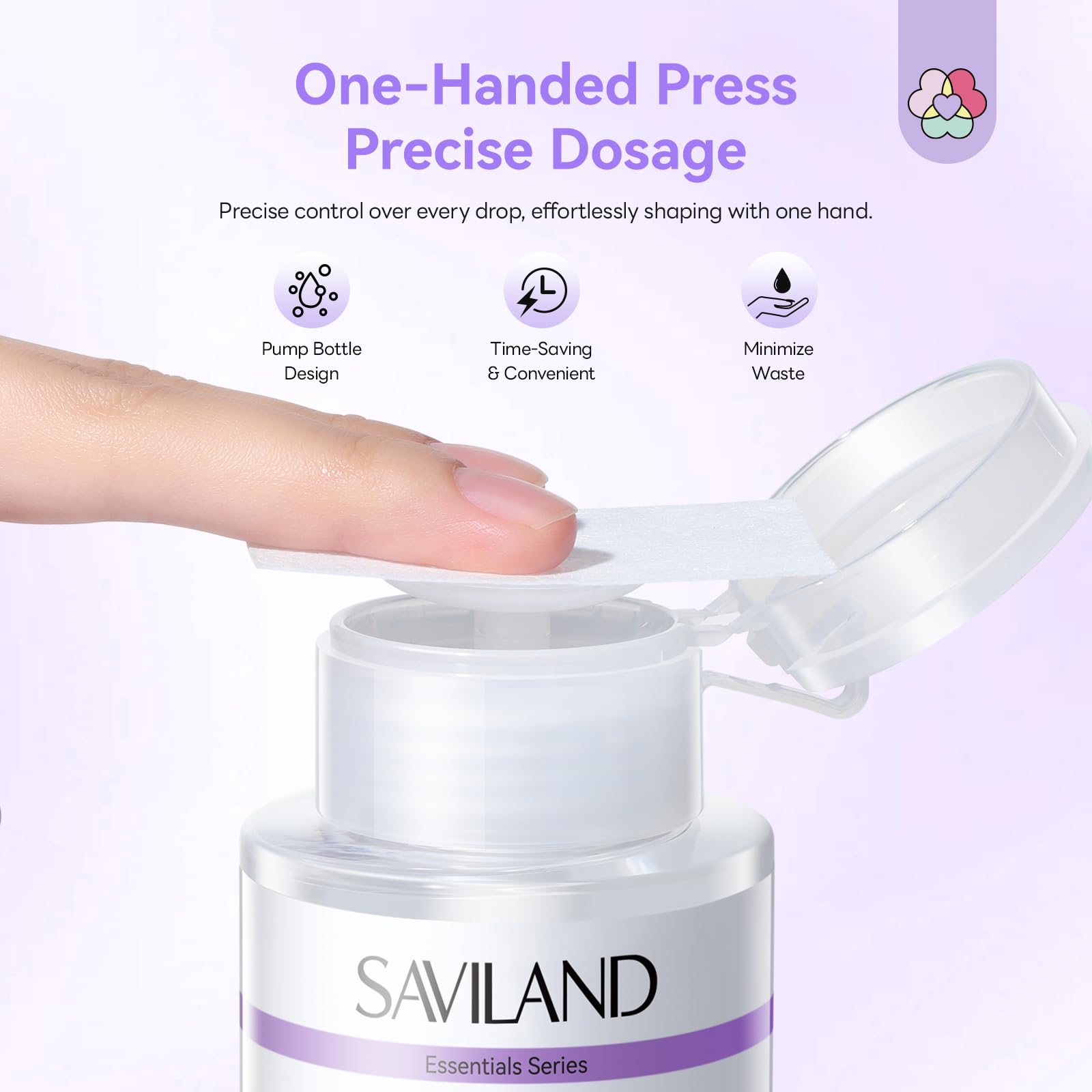 SAVILAND 150 ml Poly Gel Slip Solution: Gleitlösung mit Nur Einem Klick Einfach Anzuwendendes Poly Nagelgel Set Antihaft-Flüssigkeit mit Doppelseitigem Nagelpinsel für Nagelverlängerungen für Anfänger