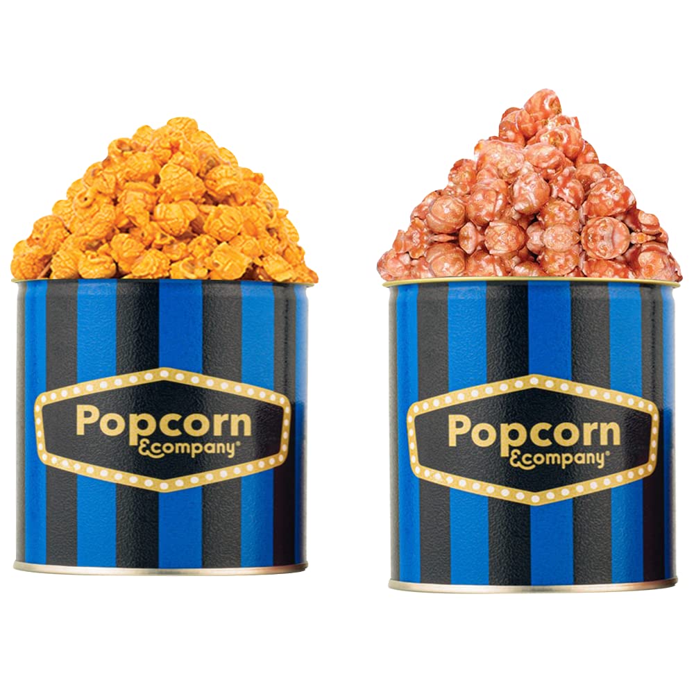Popcorn & Company Festive Gift Combo Pack of 2 Tins (Crunchy Lichi -130 Gm & Cheesy Sriracha Popcorn -60 Gm)- 190 GM-image-10